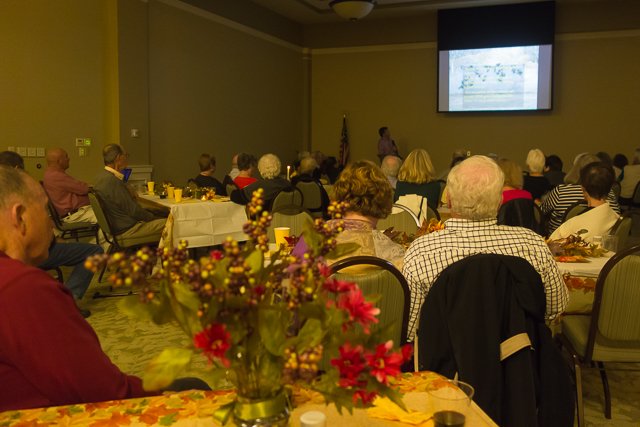 SIB members enjoying the presentation by Jay Cantrell on Wild Turkeys 